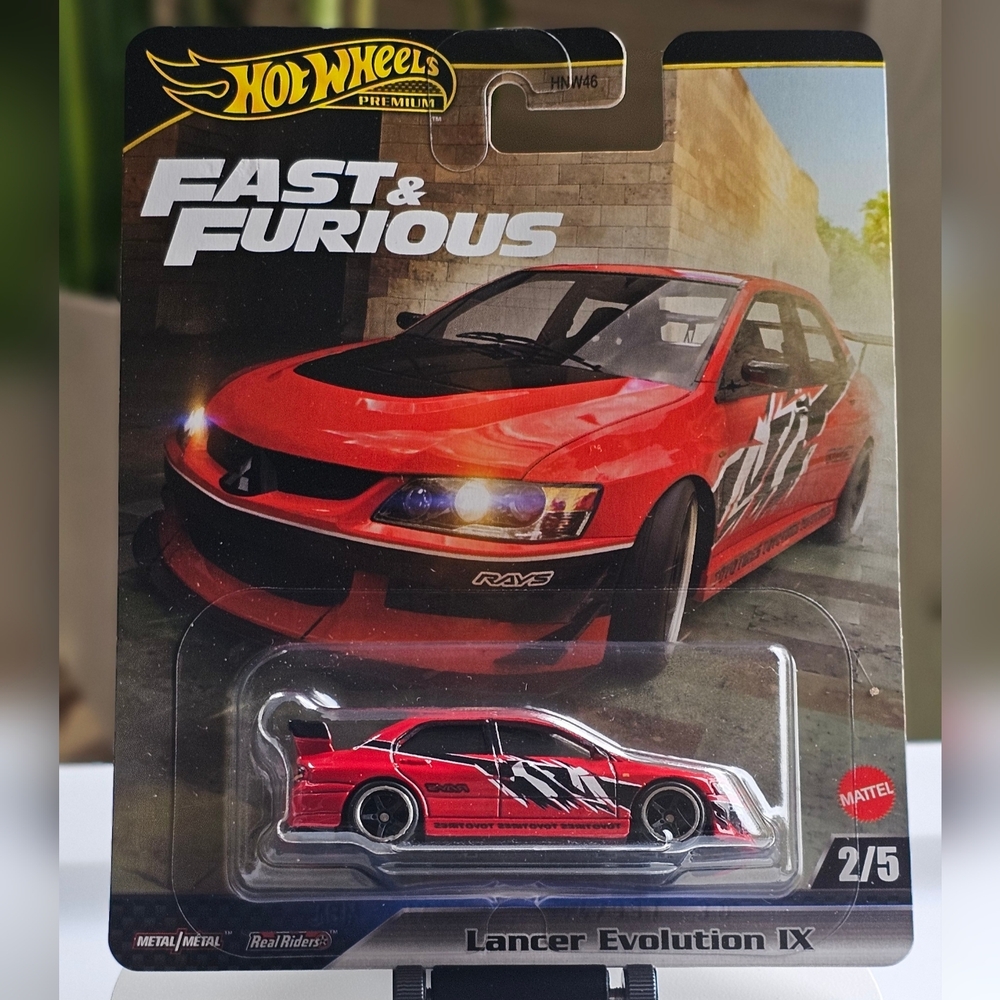 Hot Wheels Lancer Evolution Fast & Furious Red Car